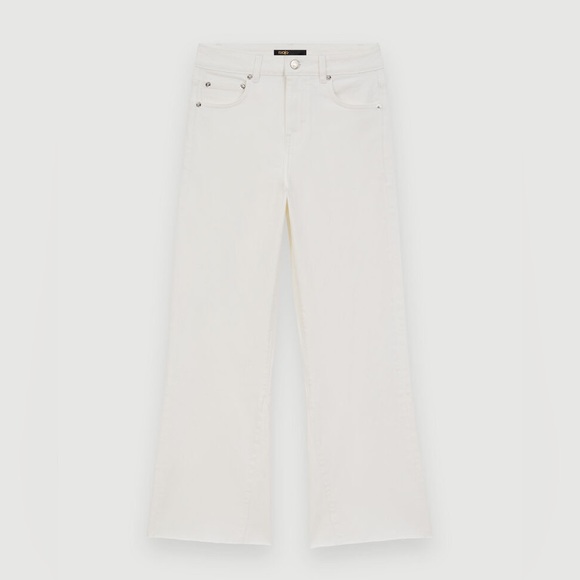 Maje relaxed fit white jeans - Picture 6 of 6